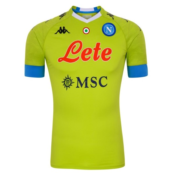 Tailandia Camiseta Napoli Segunda Equipación Portero 2020-2021 Verde